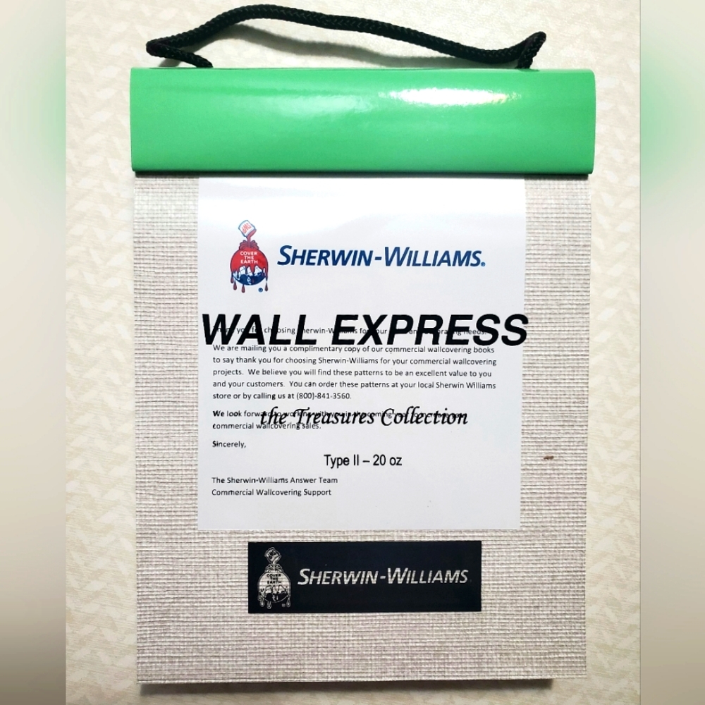😀 SHERWIN WILLIAMS 5x7 wallpaper sample book